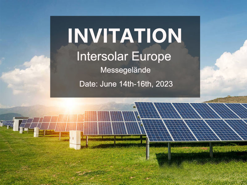 مرحبًا بكم في Intersolar Europe التاريخ من 14 إلى 16 يونيو
