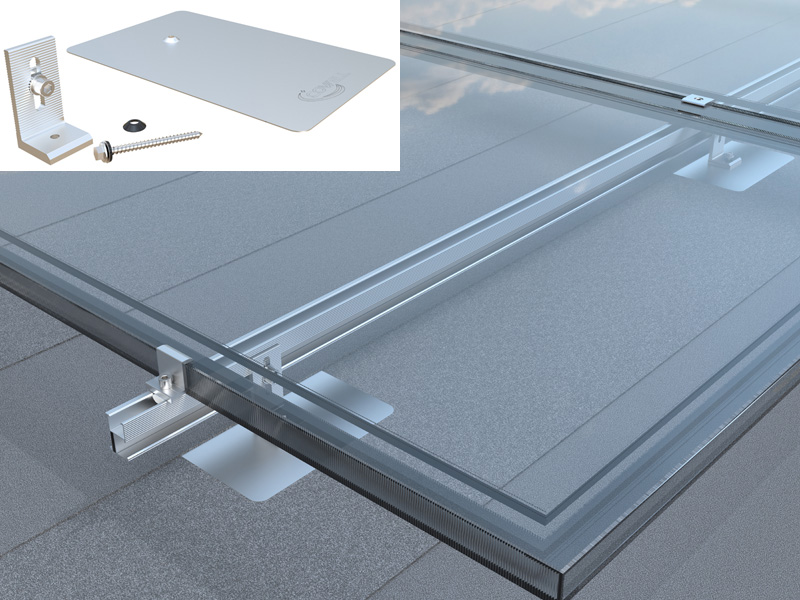 OEM Waterproof Roof Flashing Kit L Foot Solar Roof Mounting System