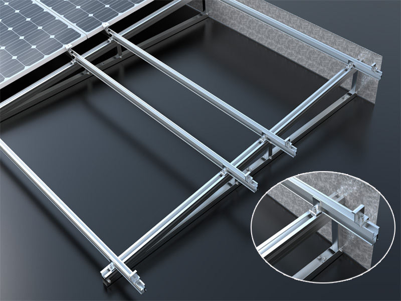 Hot selling Solar Mounting System Ballasted Solar Panels For Flat Roofs Direct Roof Bracket